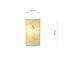 Greve wall lamp in raw textile natural color 1x E14