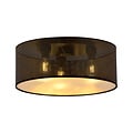 Emibig Emibig Skive grote zwart en gouden plafondlamp rond 3x E27 - Perfect voor een stijlvolle verlichting