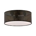 Emibig Emibig Skive grote zwart en gouden plafondlamp rond 3x E27 - Perfect voor een stijlvolle verlichting