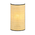 Varde wall lamp in woven textile natural color 1x E14