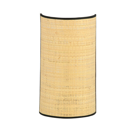Aplique Varde en tejido textil color natural 1x E14