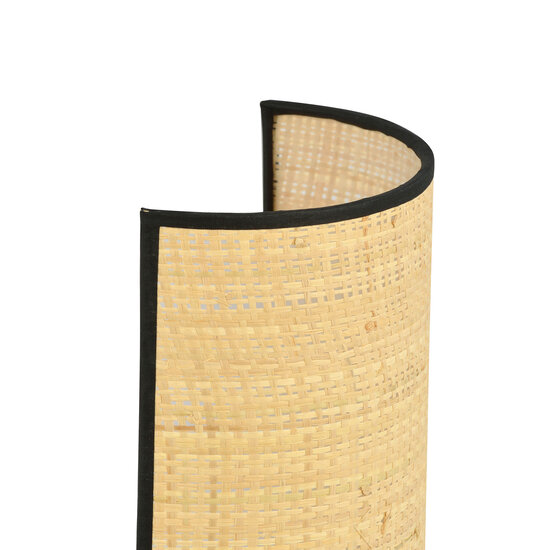 Aplique Varde en tejido textil color natural 1x E14