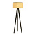 Varde 3-leg floor lamp with textile shade tube 1x E27