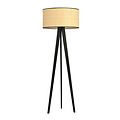 Varde 3-leg floor lamp with textile shade tube 1x E27
