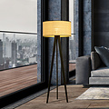 Varde 3-leg floor lamp with textile shade tube 1x E27