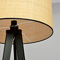 Varde 3-leg floor lamp with textile shade tube 1x E27