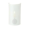 Skive wandlamp in wit metaal 1x E14