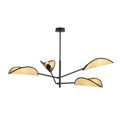 Aabenraa 4x E14 belle lampe suspendue et ailes