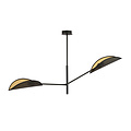 Emibig Emibig Lámpara colgante de diseño Skanderborg con 2 alas de metal negro E14 - Ideal para crear una atmósfera elegante en cualquier habitación