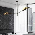 Skanderborg design hanging lamp with 2 black metal wings E14