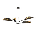 Emibig Emibig Skanderborg 4x E14 magnifique lampe suspendue noire et ailes - Éclairage parfait pour chaque espace