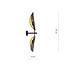 Emibig Emibig Applique murale Skanderborg noir et or feuilles tombantes 2x E14 - Parfaite pour créer une ambiance élégante dans votre intérieur