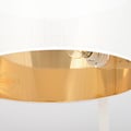 Emibig Emibig Holstebro witte met goud staande lamp metalen kap 1x E27 - Strakke verlichting voor elk interieur
