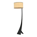 Emibig Emibig Holstebro zwarte vloerlamp met textielkap 1x E27 - Strakke verlichting voor elke ruimte