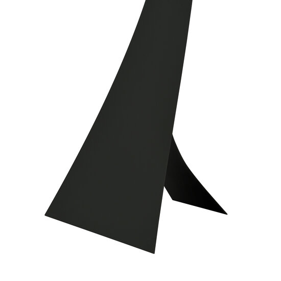 Lampadaire Holstebro noir avec abat-jour textile 1x E27