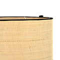 Holstebro zwarte vloerlamp met textielkap 1x E27