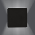 Applique Haderslev noire carrée avec connexion G9
