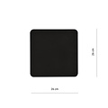 Applique Haderslev noire carrée avec connexion G9