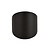 Emibig Haderslev semi-circular black wall lamp with G9 connection