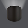 Haderslev semi-circular black wall lamp with G9 connection