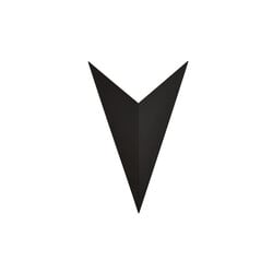 Emibig Haderslev arrow-shaped black wall lamp with G9 connection
