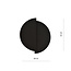 Haderslev 2 half round black wall lamp with G9 connection