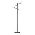 Emibig Emibig Hedensted black floor lamp with 2 white glasses E14 - Ideal for creating a modern atmosphere