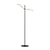Emibig Emibig Svendborg floor lamp black with white and gold metal falling leaves 2x E14