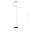 Emibig Emibig Svendborg floor lamp black with white and gold metal falling leaves 2x E14 - Create a stylish atmosphere in your home