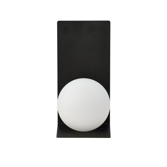 Emibig Emibig Lámpara de pared Rudersdal negra con bombilla blanca de vidrio E14 - Iluminación ideal para cualquier espacio