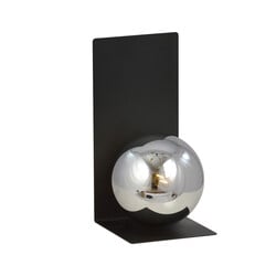 Emibig Rudersdal L-shaped wall lamp black with fumed bulb in glass E14