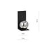 Emibig Emibig Rudersdal L-shaped wall lamp black with fumed bulb in glass E14 - Ideal lighting for any space