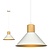 Vejen wit met hout konische Scandinavische hanglamp E27