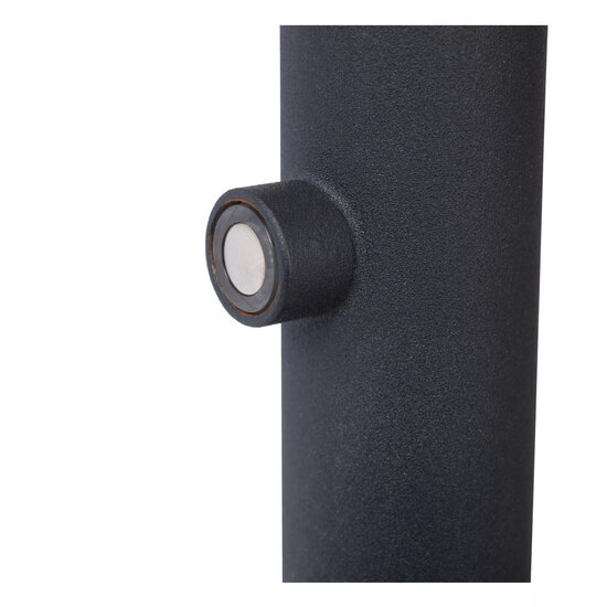 Wiederaufladbare Stehleuchte mit kabelloser Touch-LED in Schwarz, 3-stufig dimmbar