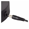 Lampadaire rechargeable avec LED tactile sans fil noir, dimmable en 3 étapes