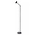 Rechargeable floor lamp with touch cordless LED black, 3 step dimmable