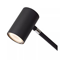Lampadaire rechargeable avec LED tactile sans fil noir, dimmable en 3 étapes