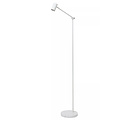 Lámpara de pie blanca recargable con LED inalámbrico táctil, regulable en 3 pasos