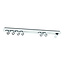Fantasia Fantasia Nysit ceiling lamp 7x GU10 LED black, dimmable, adjustable, 113.5cm, 2800K