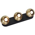 Fantasia Triton adjustable 3-light ceiling lamp with GU10 spots, black and bronze, aluminium, 400x100x125mm, IP20