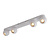 Plafón LED 4 focos blanco completo 4x GU10 con bombillas