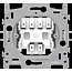 Niko 170-00005: Sokkel voor drukknop N.O. met 3 aansluitklemmen, 10 A/250 Vac, insteekklemmen