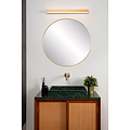 Contemporary brass mirror lamp bathroom 8W 3000K IP44 60cm
