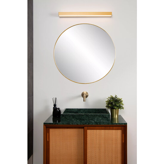 Lampe miroir contemporaine en laiton salle de bain 8W 3000K IP44 60cm