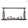 Authentage Hanging lamp with candles 16 x LED design rural bronze