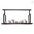 Authentage Hanglamp met kaarsen 14 x LED design landelijk brons