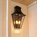 Authentage Outdoor wall lamp rural bronze GU10+E27 90cm H