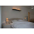 Authentage Wandlamp landelijke stijl LED brons-chroom-wit 5 kaarsen