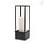 Authentage Table lamp rural style LED design 1 candle 450mm wide