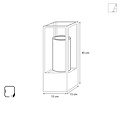 Authentage Table lamp rural style LED design 1 candle 450mm wide